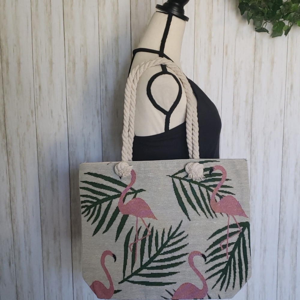 Last 1️⃣ ☀️Flamingo Tote Bag! - Picture 5 of 7
